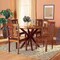 Baxton Studio Mare Modern and Contemporary Transitional Walnut Brown Finished Wood 5-Piece Dining Set 177-11379-10891-Zoro - alternate 8
